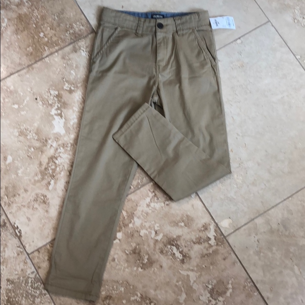 Osh Kosh khakis.